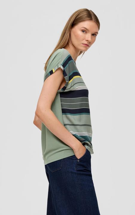 Produktbild s.Oliver Streifenshirt aus Materialmix (38)