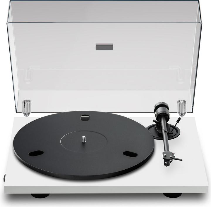Pro-Ject E1.2 + Pick It MM E - Weiss / Plattenspieler / Gurt / Cinch-Kabel 1,23 m (Manuel)
