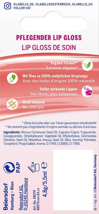 Immagine prodotto LABELLO Lip Oil Dress Nude (Olio per labbra, 5.50 ml)