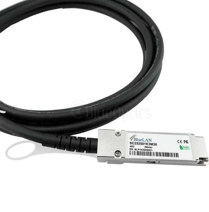 Produktbild BlueLAN Extreme Networks 20G-DACP-QSFP1SFPDD1M kompatibles DAC QSFP SC252501K1M30