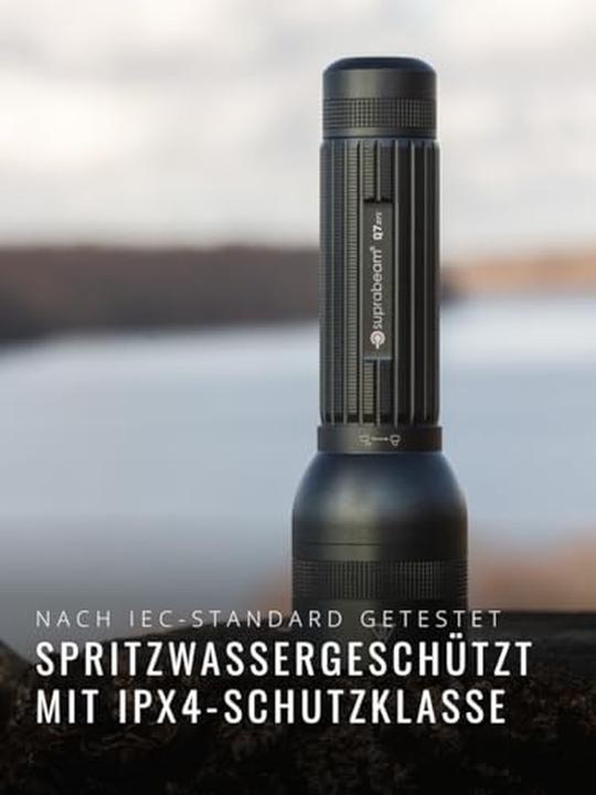 Actual product image Suprabeam Q7xrs rechargeable torch - 4200 Lm (15.80 cm, 4200 lm)