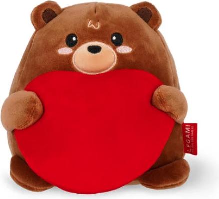 Legami Plush Super Soft Teddy Bear Mini, Plüschtier, Kuscheltier, Teddybär, MSC0001 (15 cm)