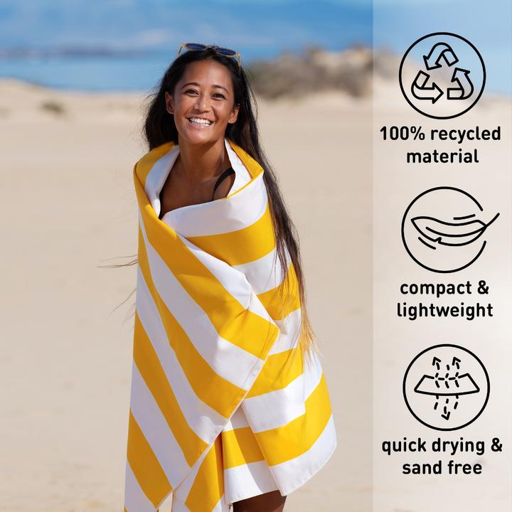 Image du produit Fit-Flip Strandtuch XXL Mikrofaser schnelltrocknendes Badetuch 200x90cm (200 x 90 cm)