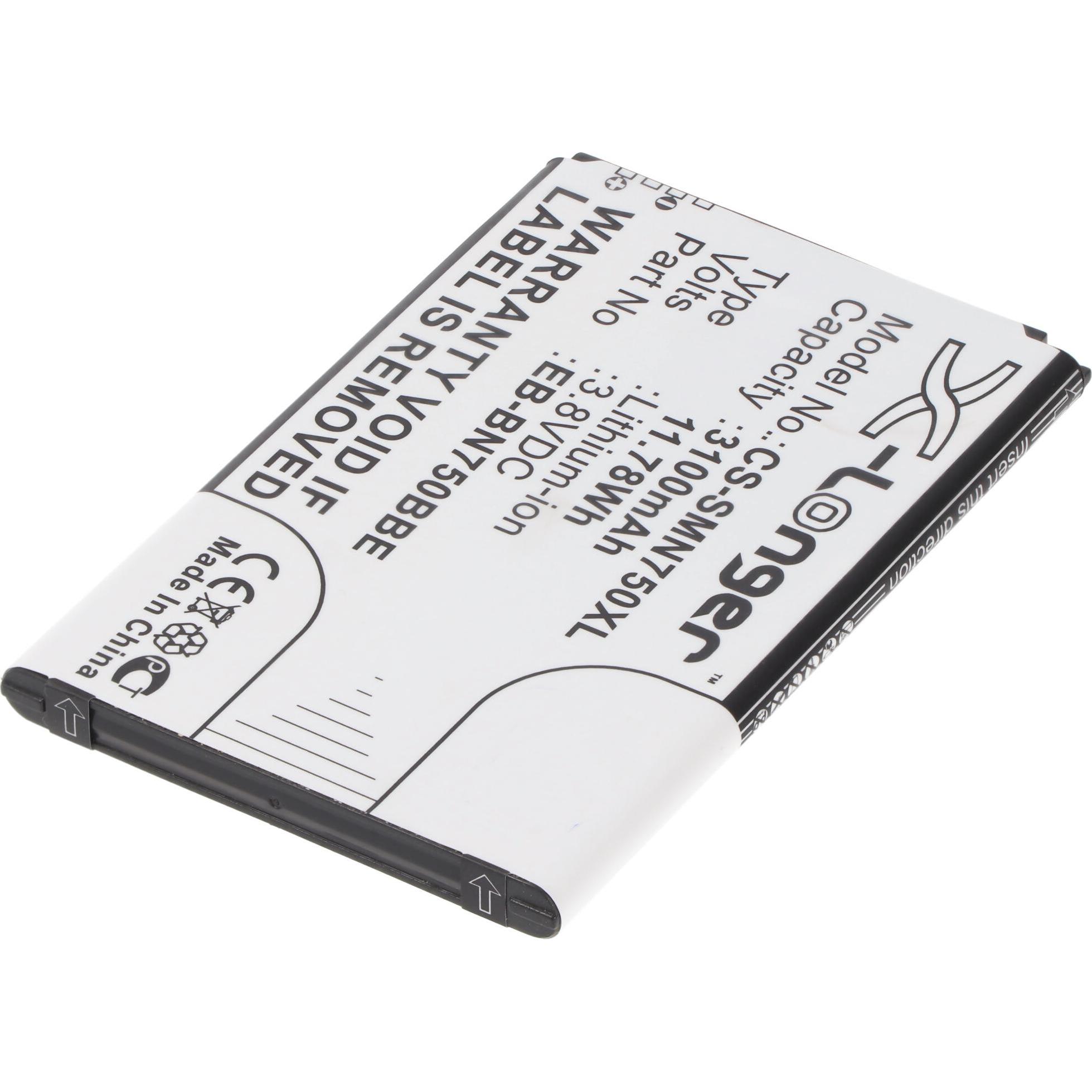 Thumbnail - AccuCell Akku Samsung Galaxy Note 3 Neo, SM-N7505 mit NFC, Smartphone Akku