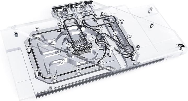 Alphacool Ice Block Aurora GPX-A Radeon RX 6800/6800XT ROG Strix/TUF with Backplate - Acrylic + Nickel