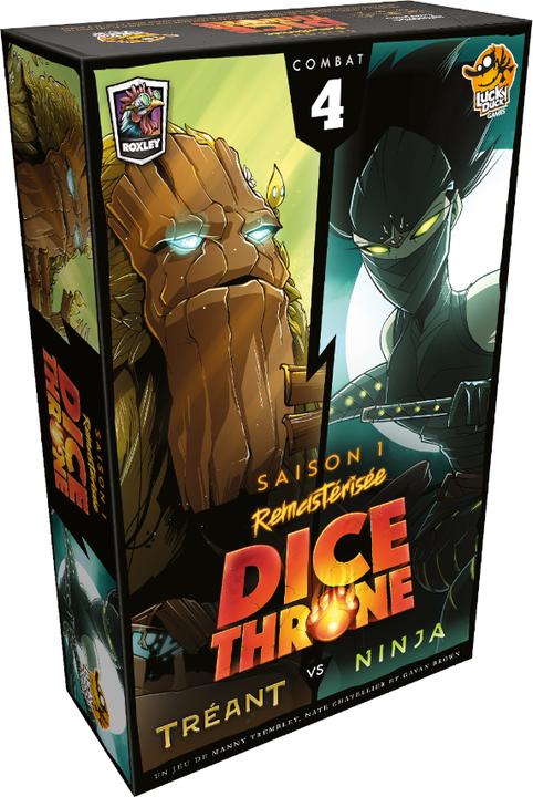 Actual product image Dice Throne S1- Tréant VS Ninja (French)
