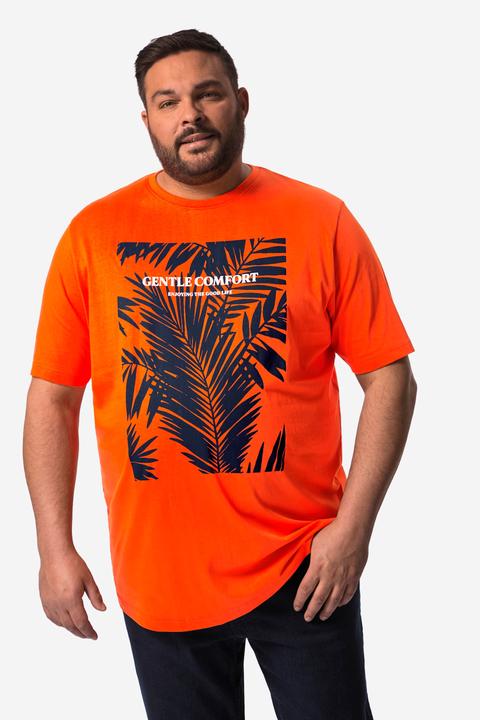 Actual product image Men+ T-Shirt, Halbarm, grosser Print, Rundhals (L)