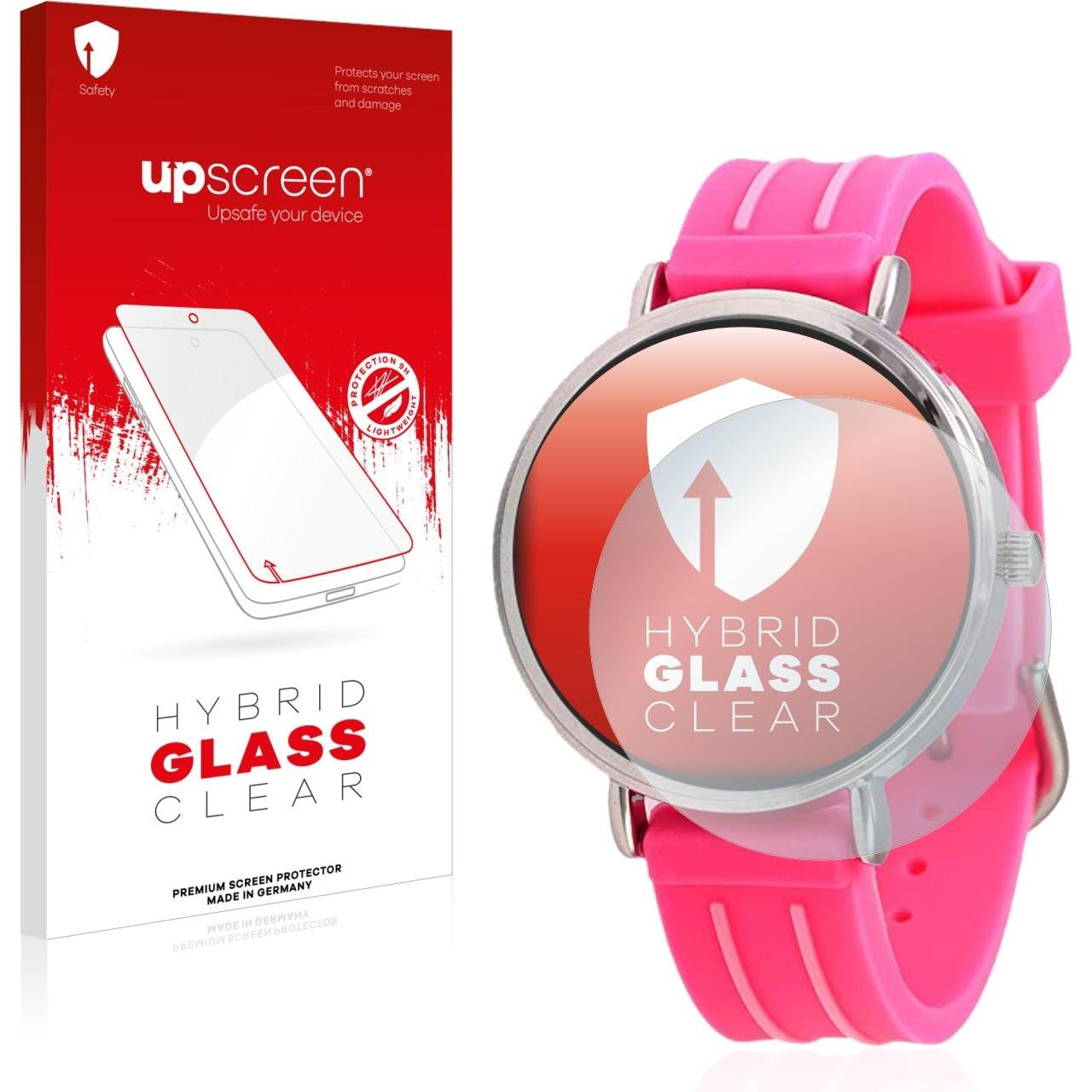 upscreen Scratch Shield Panzerglasfolie, Smartwatch Schutzfolie, Transparent