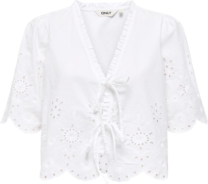 Immagine prodotto Only Onlmiffy S/S Emb Tie Top Os Wvn (L)