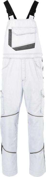 Produktbild Kübler Latzhose ICONIQ cotton weiss/anthrazit Form 3140 Grösse 29 (29, 29)