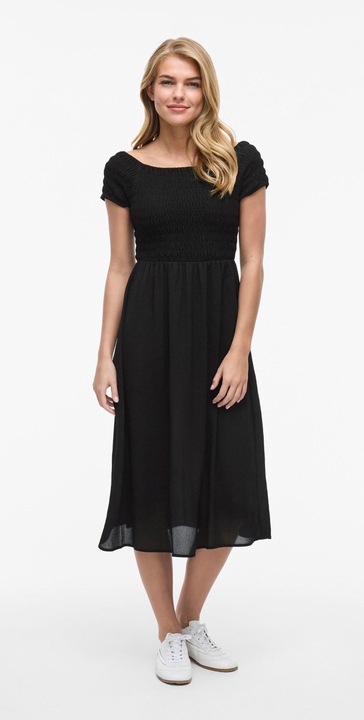 Produktbild Vila VIRITA Midi Gesmoktes Kleid (36)