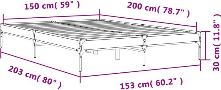 Image du produit vidaXL Bettgestell (150 x 200 cm)