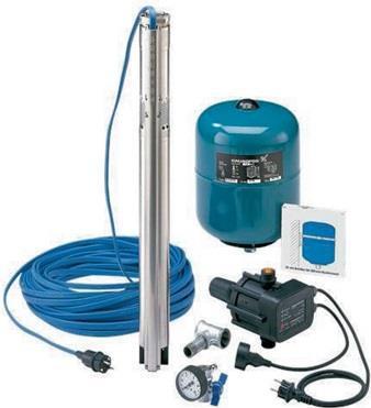 Grundfos gründf Wasserversorgungspaket SQ 3 - 40 mit Pumpe grünDFOS (Domestic water pump)