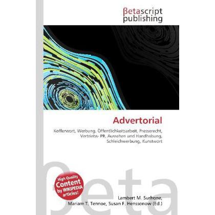 Advertorial, Fachbücher