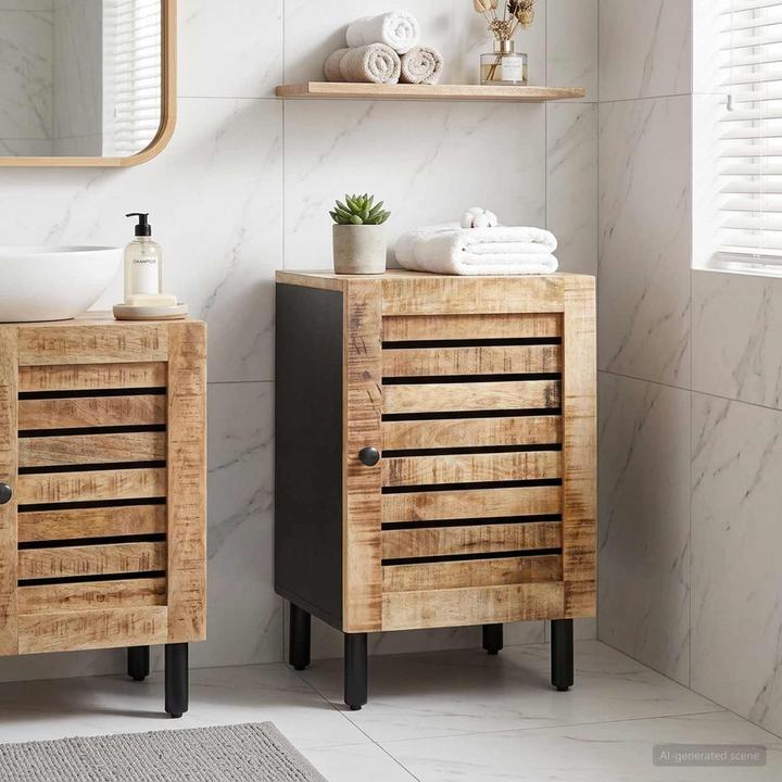 Produktbild vidaXL Badezimmerschrank (33.50 x 38 x 58 cm)