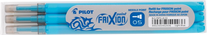 Produktbild Pilot FriXion Refill Point Set Set à 3 (Ersatzmine, Hellblau, 0.25 mm)