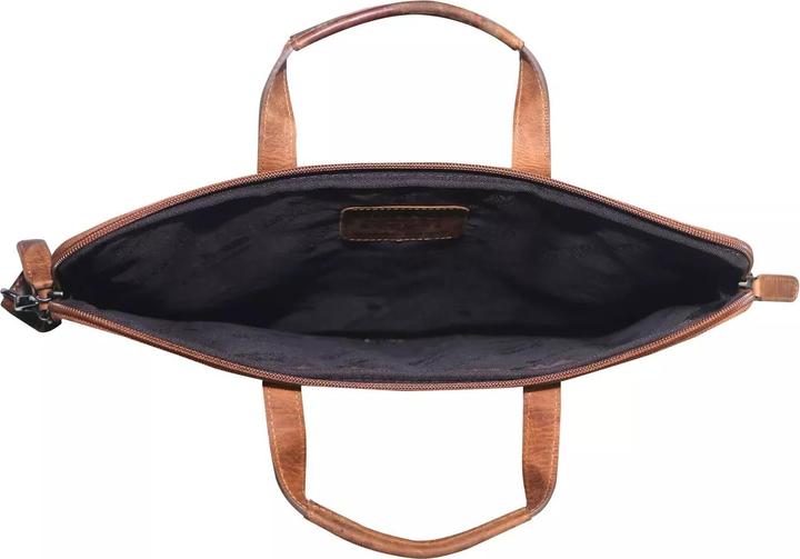 Immagine prodotto Greenwood Laptoptasche Business-/Schultasche 17 Zoll Echtleder Fred Camel No.3 (17")