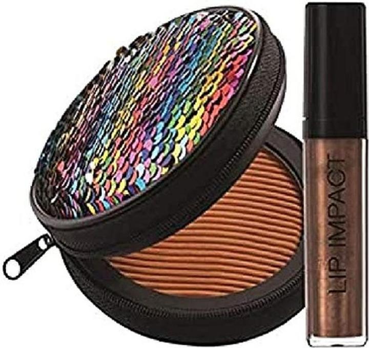 Nouba Sunlike Set N.2 Millerighe Maxi Bronzer + Lip Impact 35 (Lipgloss Reflecta Texture) + Pouch