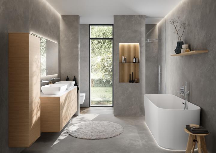 Actual product image Villeroy & Boch V&B WC seat MEMENTO 2.0 QuickRelease u SC function stone white