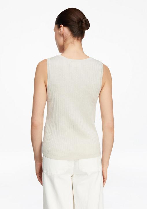 Produktbild Comma Softer Viskose-Glitzergarn-Tank im lässigen Rippstrick (46)