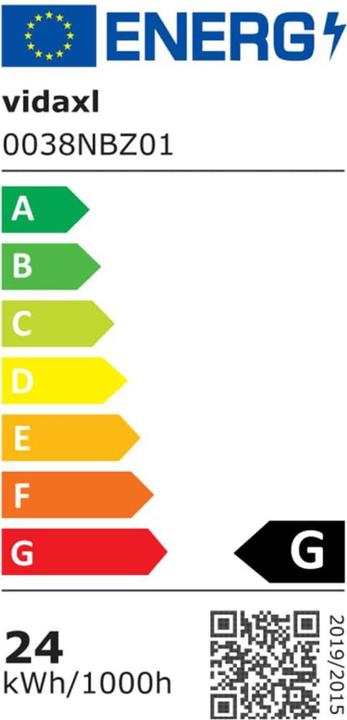 Energie-Label vidaXL Fotostudio-Set (160 cm, 210 cm)