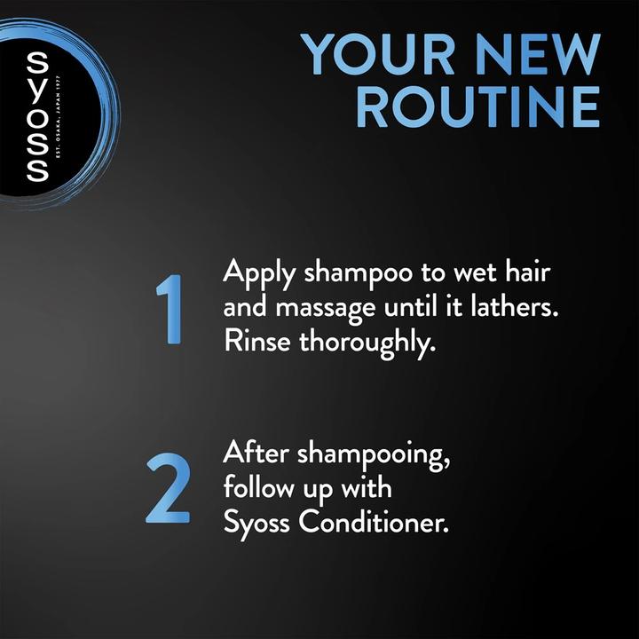 Actual product image Syoss Men Clean & Cool (Liquid shampoo, 440 ml)