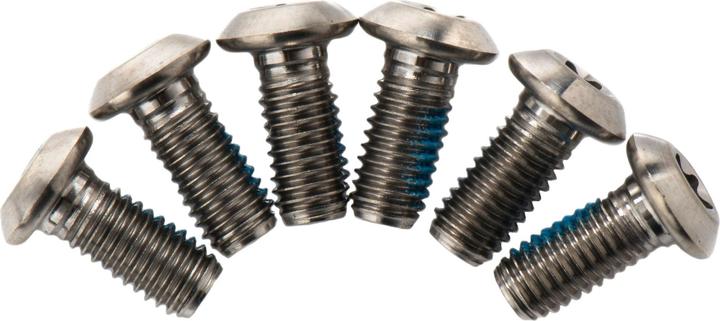 Actual product image Trp Disc titanium screw set Torx 6 pieces