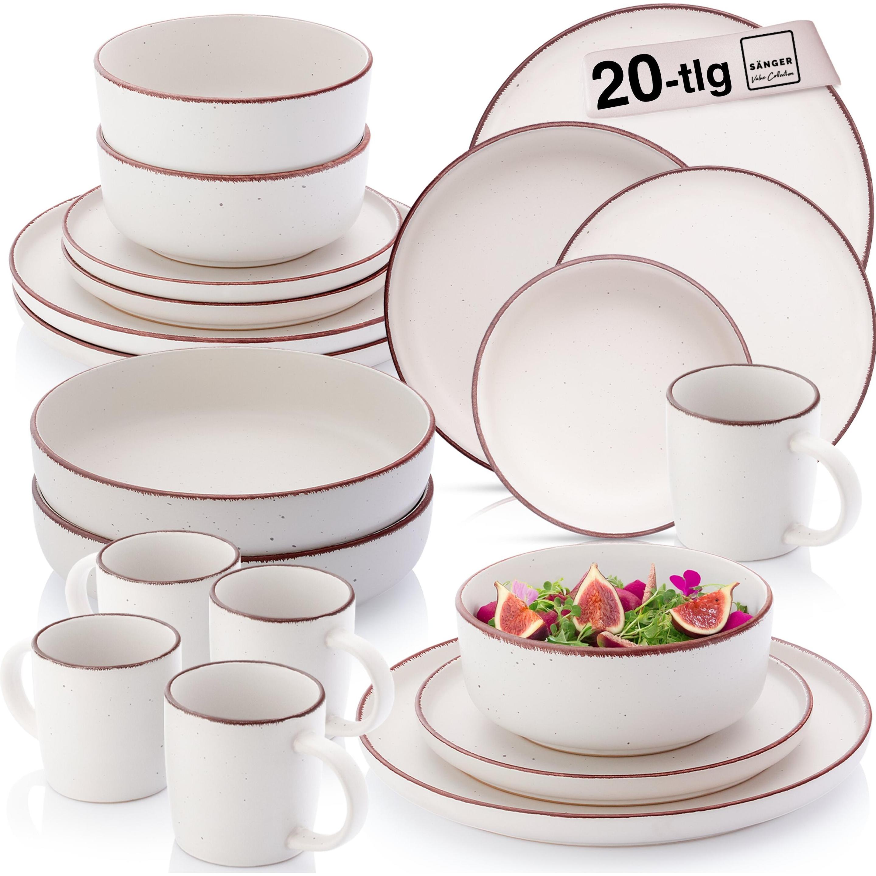 Sänger, Geschirrset, Kombiservice Bombay Ivory (20 Stück)