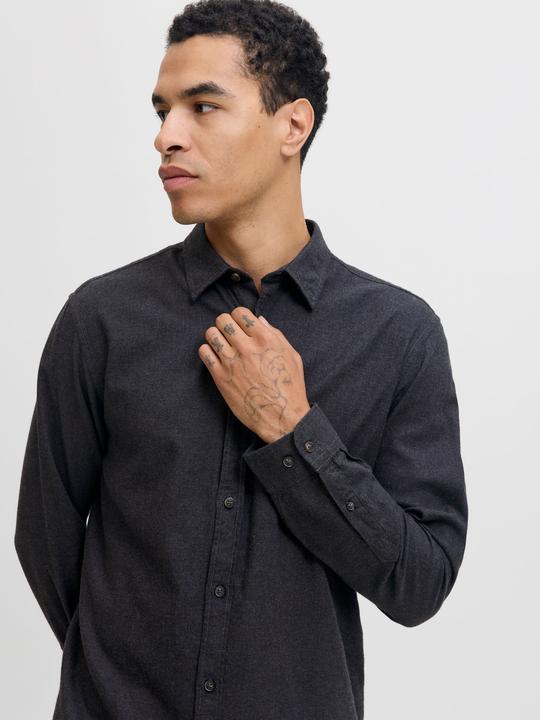 Actual product image Jack & Jones Jjeclassic Melange Shirt L/S Noos (XS)