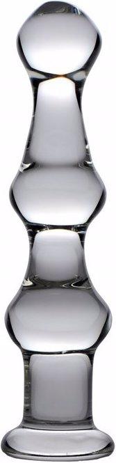 Master Series Mammoth 3 Bumps Glass Dildo