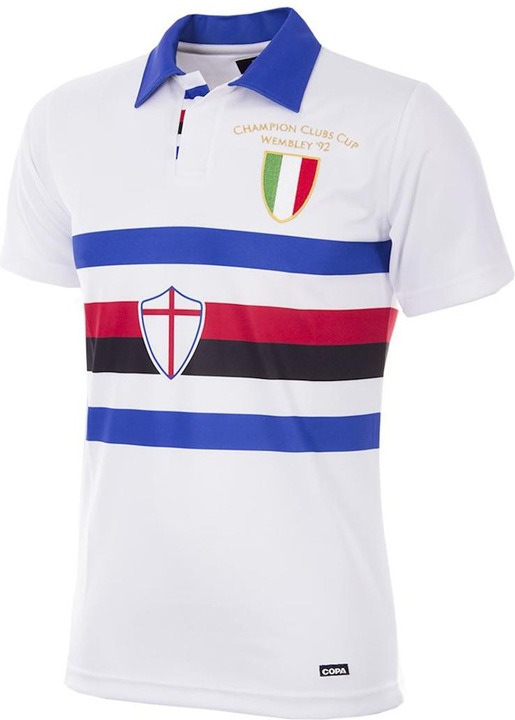 Copa Football U. C. Sampdoria 1991 - 92 maglia retrò in trasferta (XXL)