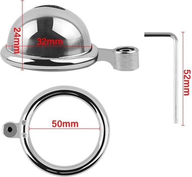 Actual product image CockLock Penis chastity cage "Xtrem Lock" 50mm