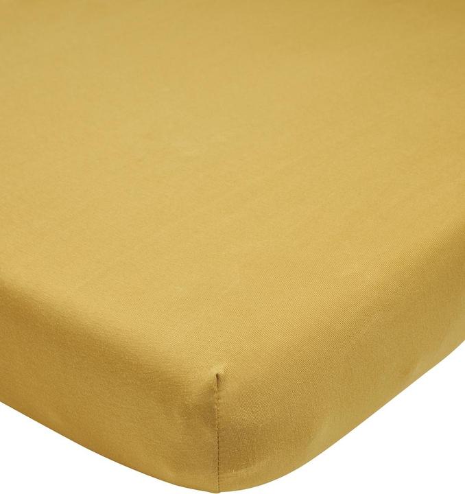 Productafbeelding Meyco Home jersey hoeslaken 160x200 honinggoud (160 x 200 cm)