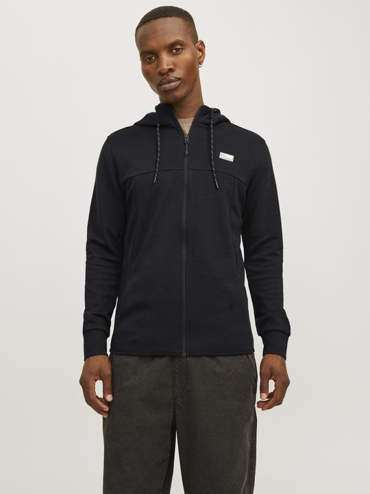 Immagine prodotto Jack & Jones Felpa con cappuccio a collo alto con cerniera (XS)
