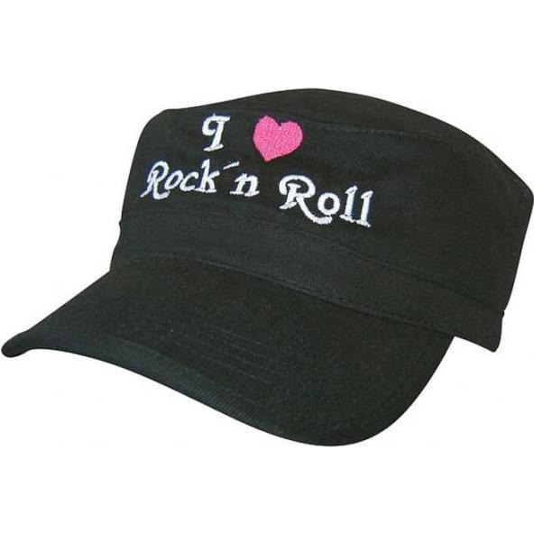 Rock You, Cap, Cap Basecap Rock and Roll never die, Schwarz, (One Size)