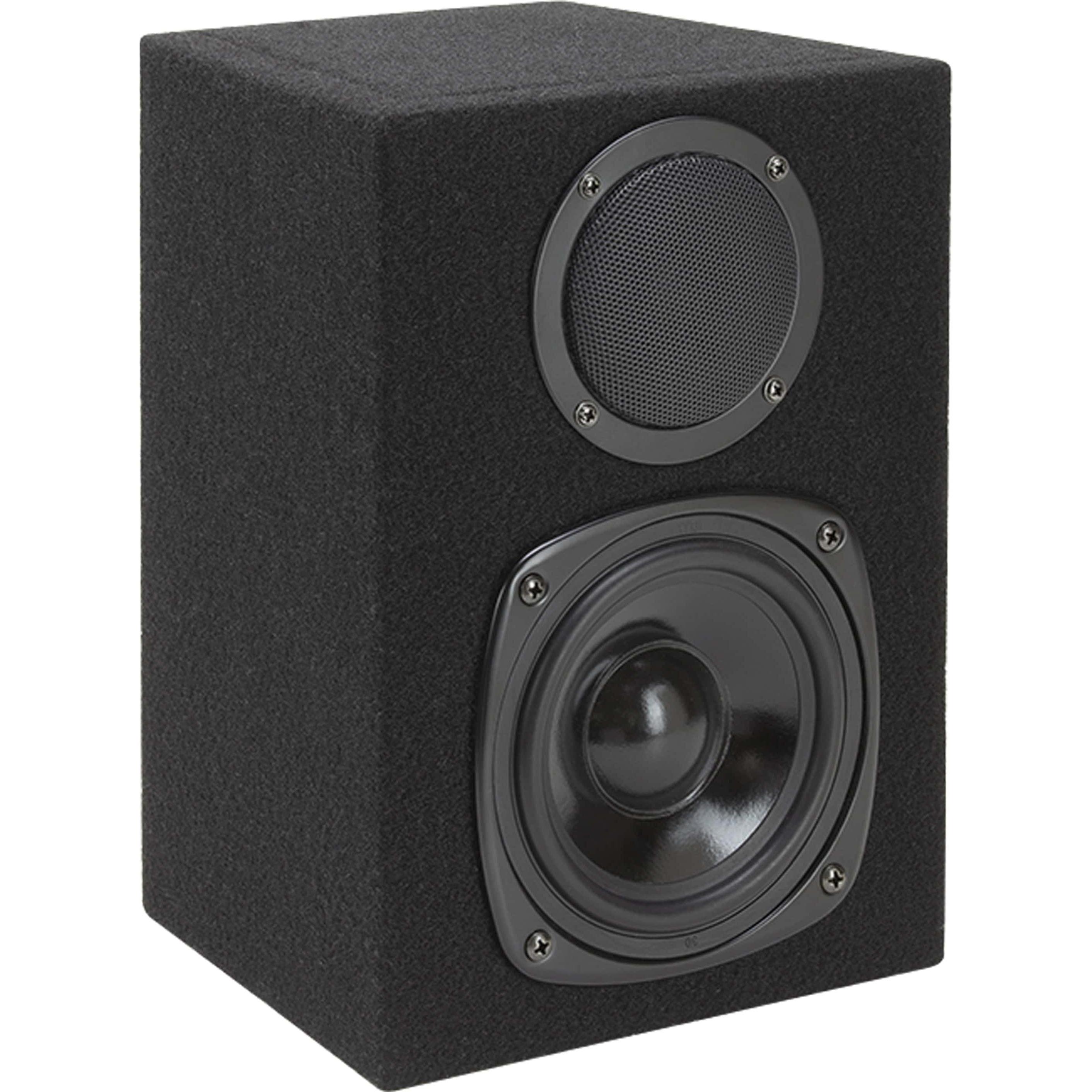 Dynavox 2 Wege Trapezsystem Paar, PC Lautsprecher, Schwarz