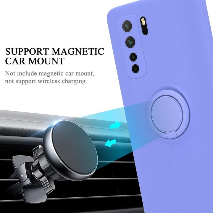 Immagine prodotto Cadorabo Custodia in silicone TPU Liquid Ring Cover (Huawei Nova 7i, Huawei P40 Lite, Huawei Nova 6 SE)
