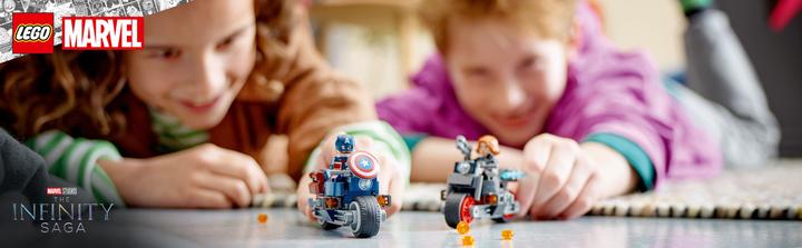 Produktbild LEGO Black Widows & Captain Americas Motorräder (76260, LEGO Marvel)