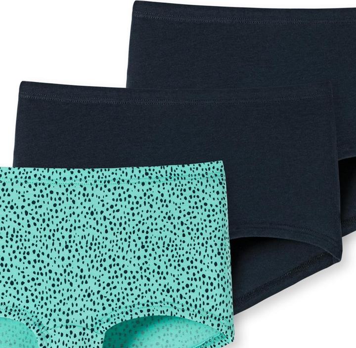 Immagine prodotto Schiesser Confezione da 6 pantaloncini in cotone organico 95/5 per ragazze adolescenti (152, confezione da 6)