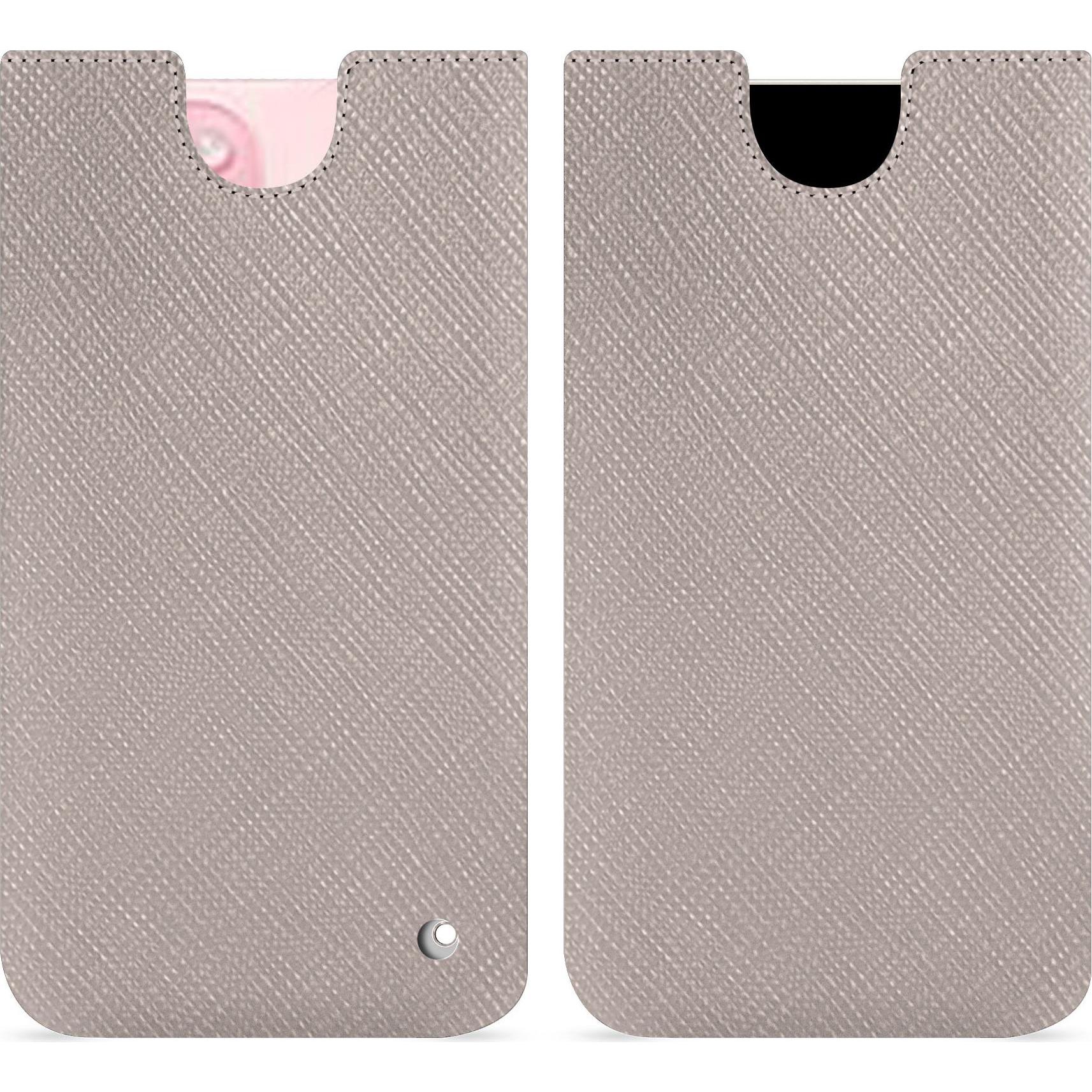 Thumbnail - Noreve Lederschutzhülle (Apple iPhone 15), Smartphone Hülle, Beige