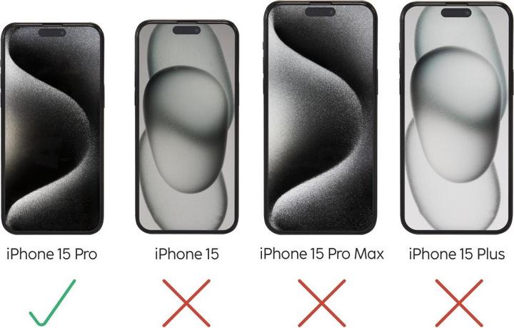 Produktbild Hama Super Hybrid (1 Stück, Apple iPhone 15 Pro)