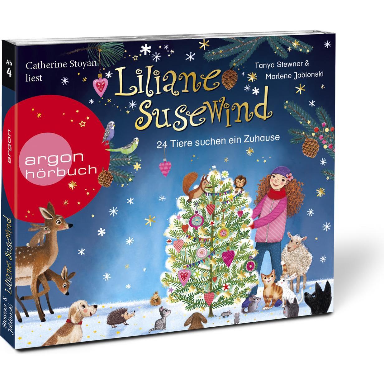 Thumbnail - Liliane Susewind - 24 Tiere suchen ein Zuhause, Hörbücher von Tanya Stewner, Marlene Jablonski