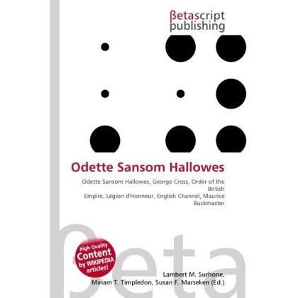 Odette Sansom Hallowes, Fachbücher