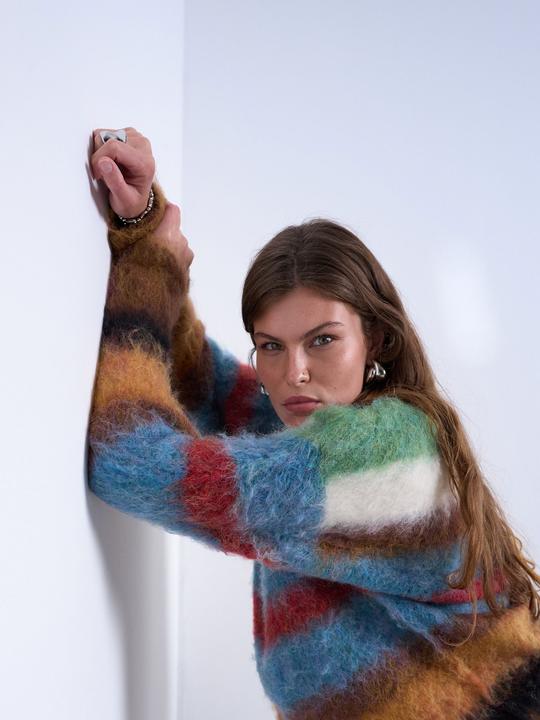 Immagine prodotto Spokey Normal geschnitten Rundhalsausschnitt Pullover Strickpullover (S)