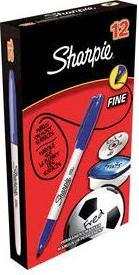 Image du produit Paper Mate Marqueur permanent sharpie, fin, rond, bleu (1x)