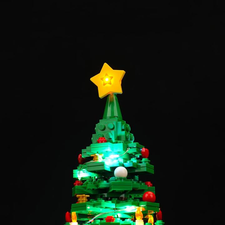 Produktbild BrickBling LED Licht Set für LEGO Weihnachtsbaum (40573)