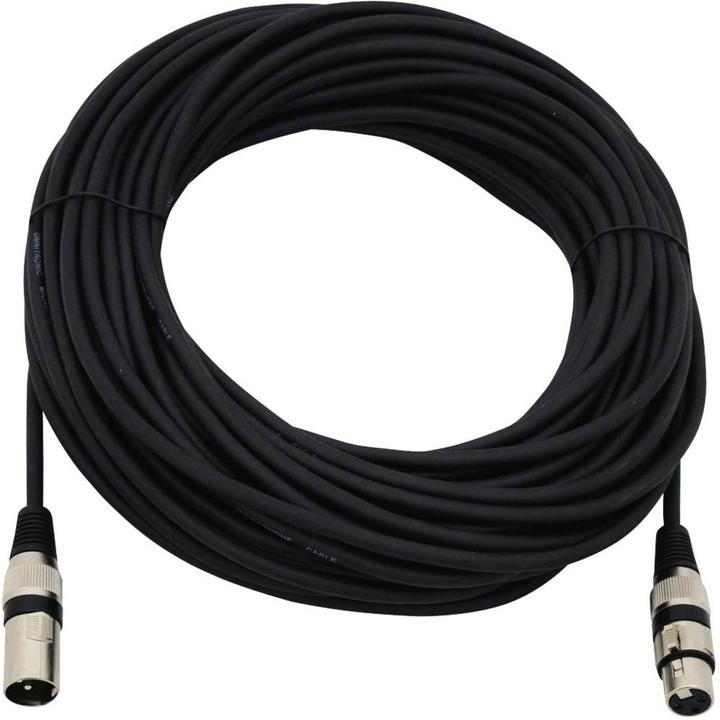 Actual product image Omnitronic XLR connection cable cable 3pin 25m sw (25 m, XLR)