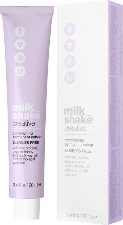 Actual product image Milk_Shake Vopsea permanenta Creative 4.04NN, Castaniu Mediu Intens Natural, 100ml (4.04NN Castaniu Mediu Intens Natural)
