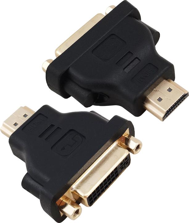 Produktbild Helos Videoadapter HDMI männlich zu DVI-I weiblich (DVI, HDMI)