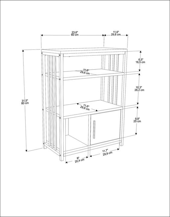 Actual product image Hanah Home Anne (60 x 80 x 29.5 cm)